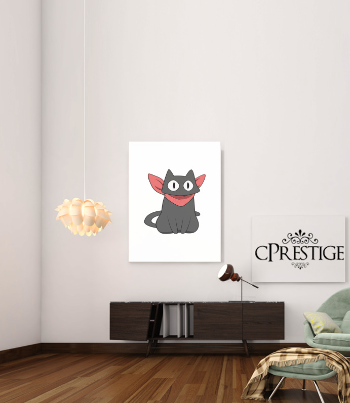  Sakamoto Funny cat para Poster adhesivas 30 * 40 cm