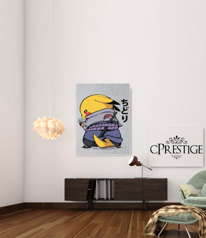  Sasuke x Pikachu para Poster adhesivas 30 * 40 cm