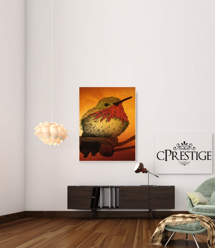  Sunset Bird para Poster adhesivas 30 * 40 cm