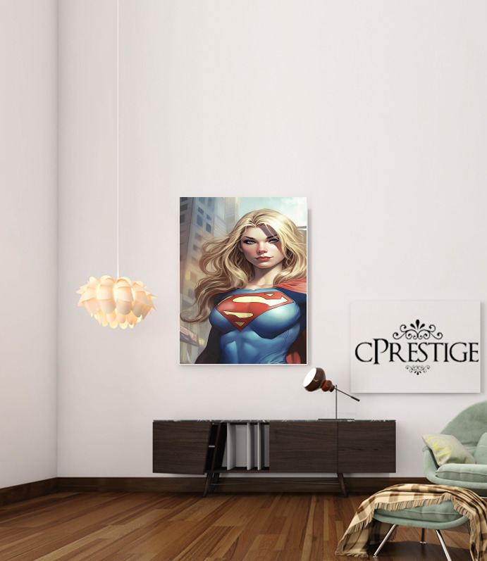  Supergirl V2 para Poster adhesivas 30 * 40 cm