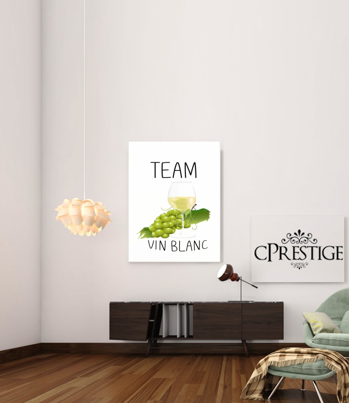  Team Vin Blanc para Poster adhesivas 30 * 40 cm