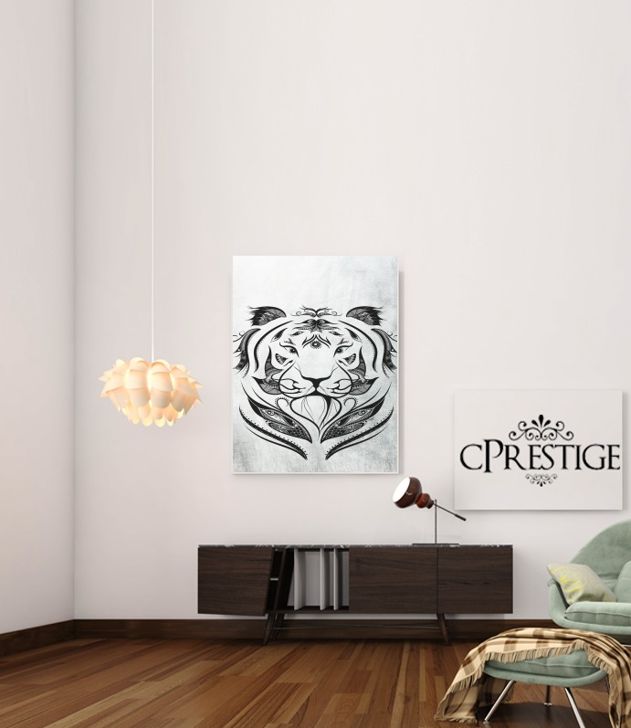  Tiger Grr para Poster adhesivas 30 * 40 cm