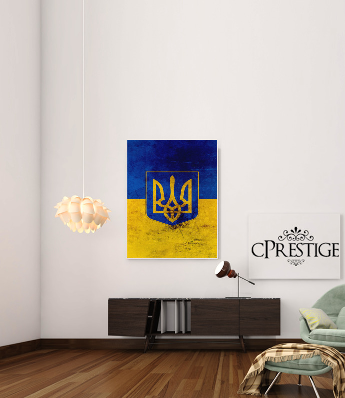  Ukraine Flag para Poster adhesivas 30 * 40 cm
