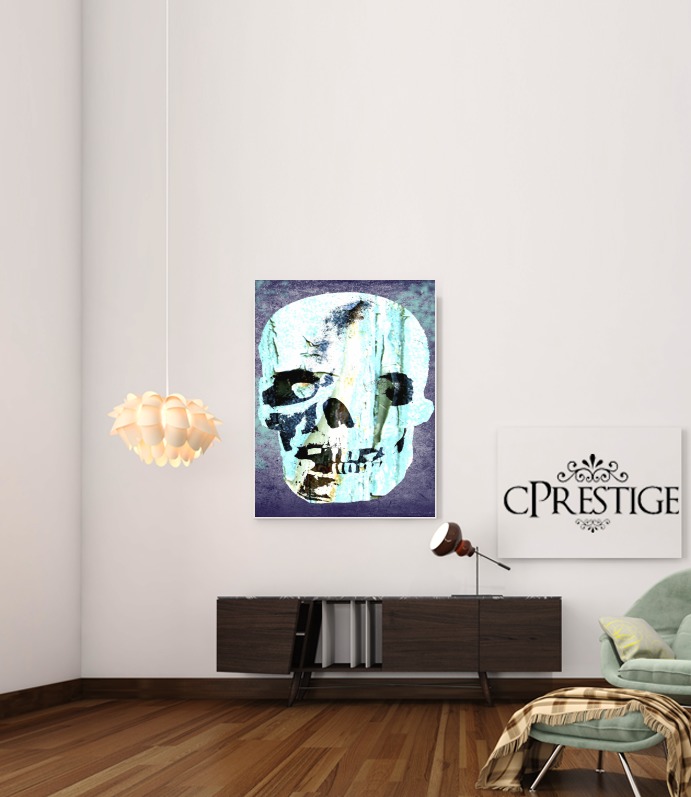  Vintage Blue Skull para Poster adhesivas 30 * 40 cm