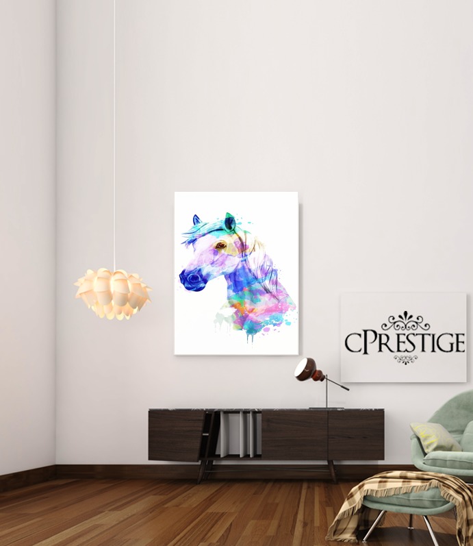  watercolor horse para Poster adhesivas 30 * 40 cm