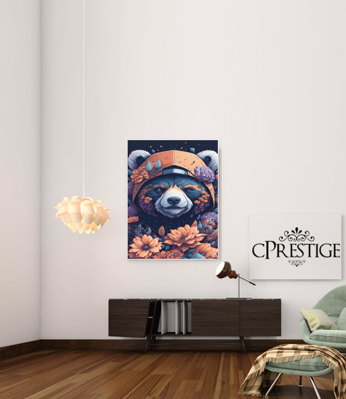  Wild black Bear para Poster adhesivas 30 * 40 cm
