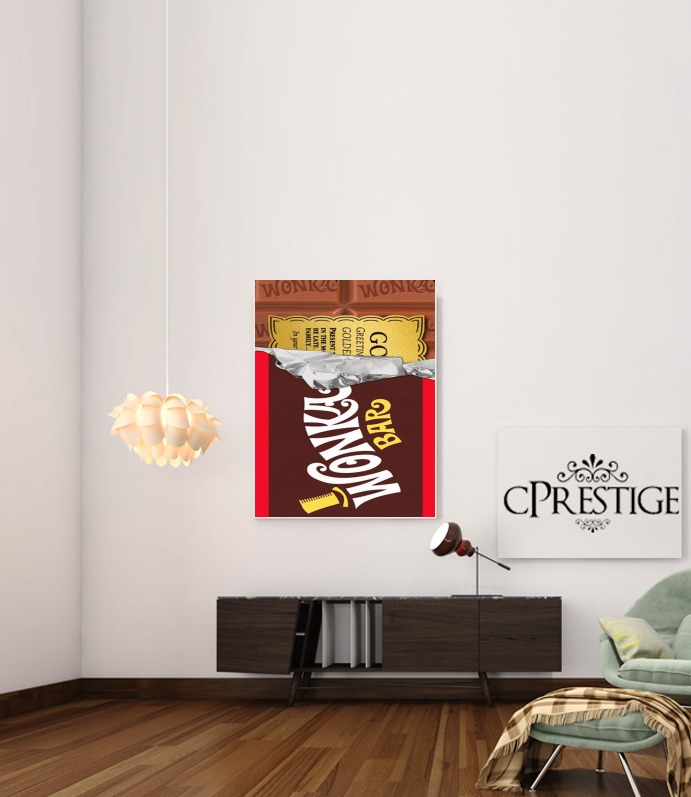  Willy Wonka Chocolate BAR para Poster adhesivas 30 * 40 cm