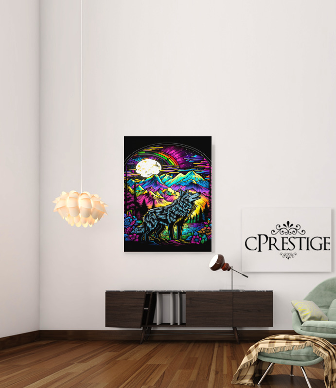 Wolf Crystal para Poster adhesivas 30 * 40 cm