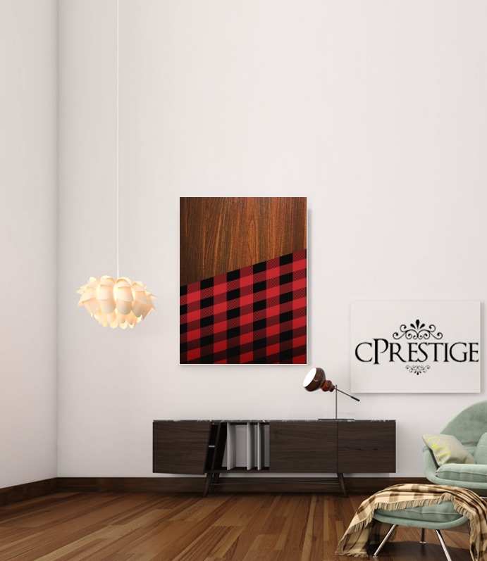  Wooden Lumberjack para Poster adhesivas 30 * 40 cm