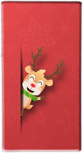  Christmas Reindeer para batería de reserva externa portable 1000mAh Micro USB