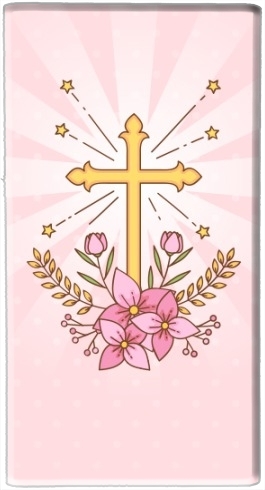  Communion cross with flowers girl para batería de reserva externa portable 1000mAh Micro USB
