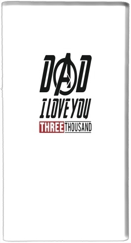  Dad i love you three thousand Avengers Endgame para batería de reserva externa 7000 mah Micro USB