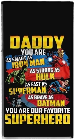  Daddy You are as smart as iron man as strong as Hulk as fast as superman as brave as batman you are my superhero para batería de reserva externa 7000 mah Micro USB