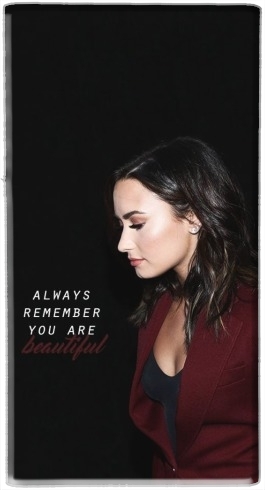  Demi Lovato Always remember you are beautiful para batería de reserva externa portable 1000mAh Micro USB