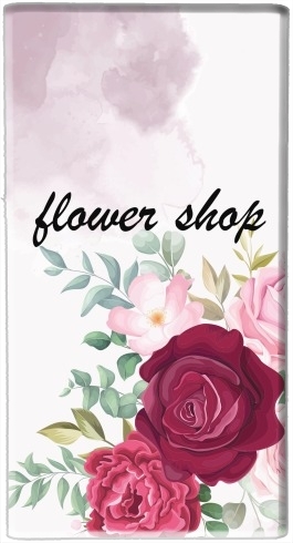  Flower Shop Logo para batería de reserva externa 7000 mah Micro USB