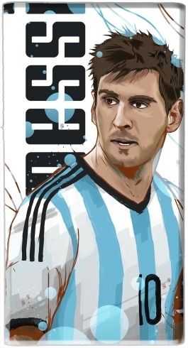 Football Legends: Lionel Messi - Argentina para batería de reserva externa portable 1000mAh Micro USB
