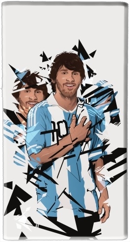  Football Legends: Lionel Messi Argentina para batería de reserva externa portable 1000mAh Micro USB
