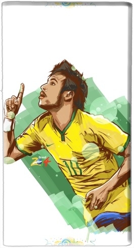  Football Stars: Neymar Jr - Brasil para batería de reserva externa portable 1000mAh Micro USB