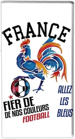  France Football Coq Sportif Fier de nos couleurs Allez les bleus para batería de reserva externa 7000 mah Micro USB