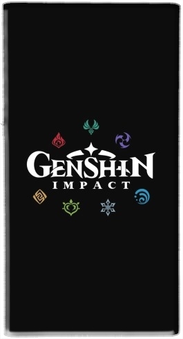  Genshin impact elements para batería de reserva externa portable 1000mAh Micro USB