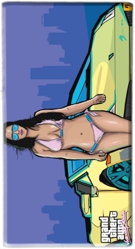  GTA collection: Bikini Girl Florida Beach para batería de reserva externa portable 1000mAh Micro USB