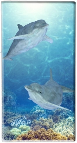  happy dolphins para batería de reserva externa portable 1000mAh Micro USB