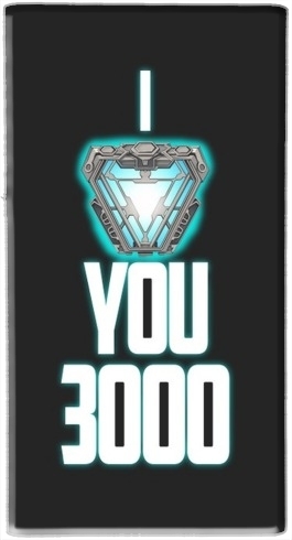 I Love You 3000 Iron Man Tribute para batería de reserva externa portable 1000mAh Micro USB