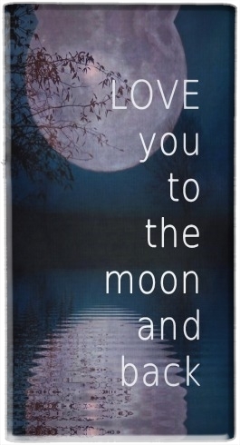  I love you to the moon and back para batería de reserva externa 7000 mah Micro USB