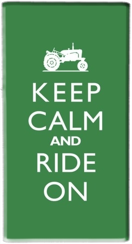  Keep Calm And ride on Tractor para batería de reserva externa 7000 mah Micro USB