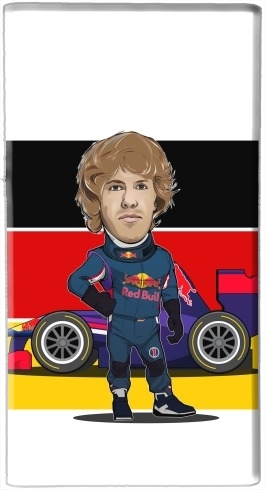  MiniRacers: Sebastian Vettel - Red Bull Racing Team para batería de reserva externa portable 1000mAh Micro USB
