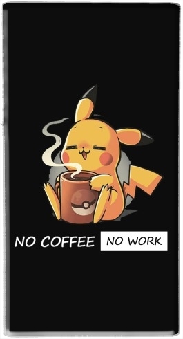  Pikachu Coffee Addict para batería de reserva externa portable 1000mAh Micro USB