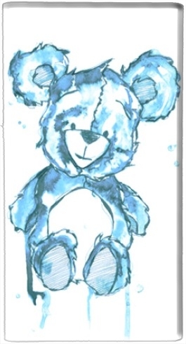  Teddy Bear Azul para batería de reserva externa portable 1000mAh Micro USB