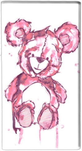  Teddy Bear rosa para batería de reserva externa portable 1000mAh Micro USB