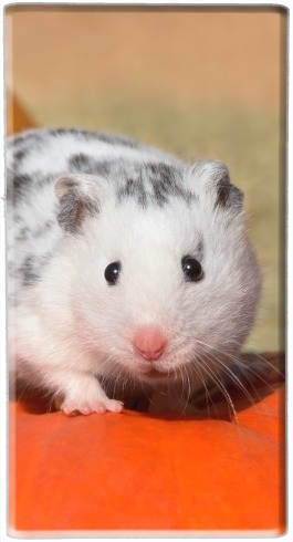  White Dalmatian Hamster with black spots  para batería de reserva externa portable 1000mAh Micro USB