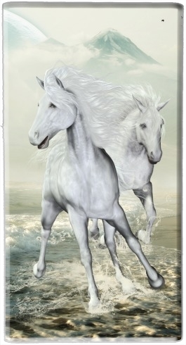  White Horses On The Beach para batería de reserva externa 7000 mah Micro USB