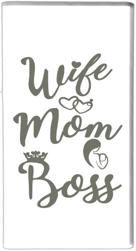  Wife Mom Boss para batería de reserva externa portable 1000mAh Micro USB