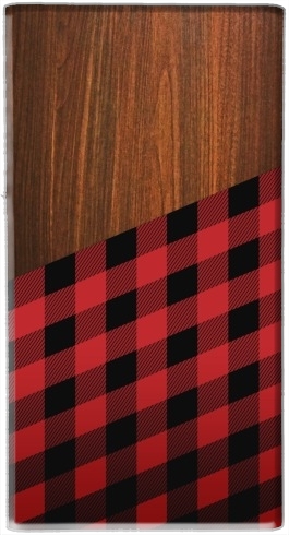  Wooden Lumberjack para batería de reserva externa 7000 mah Micro USB