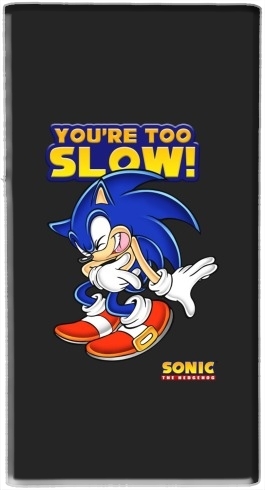  You're Too Slow - Sonic para batería de reserva externa portable 1000mAh Micro USB