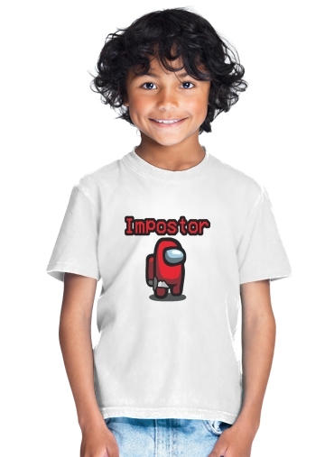   Impostor Among Us para Camiseta de los niños