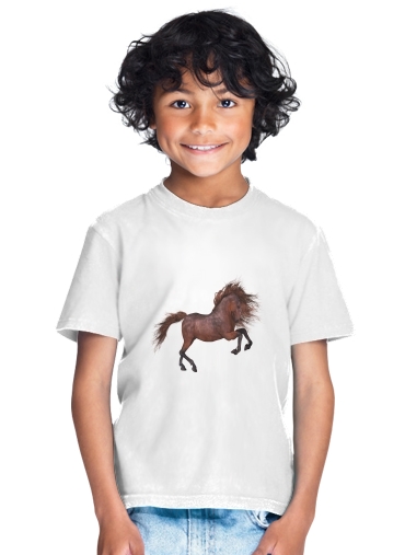 A Horse In The Sunset para Camiseta de los niños