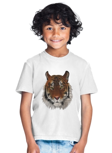  Abstract Tiger para Camiseta de los niños