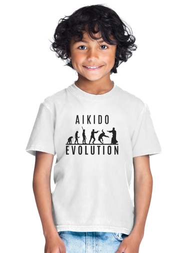  Aikido Evolution para Camiseta de los niños