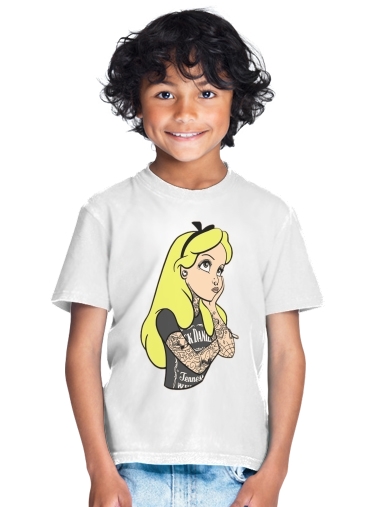  Alice Jack Daniels Tatoo para Camiseta de los niños