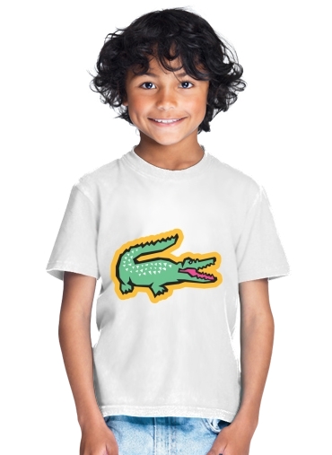  alligator crocodile lacoste para Camiseta de los niños