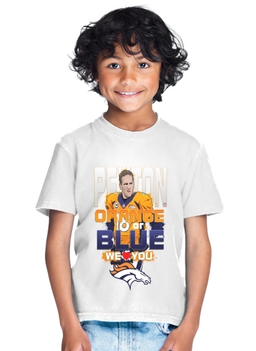  American Football: Payton Manning para Camiseta de los niños