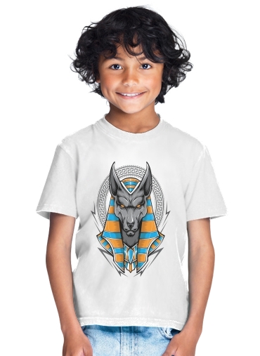  Anubis Egyptian para Camiseta de los niños