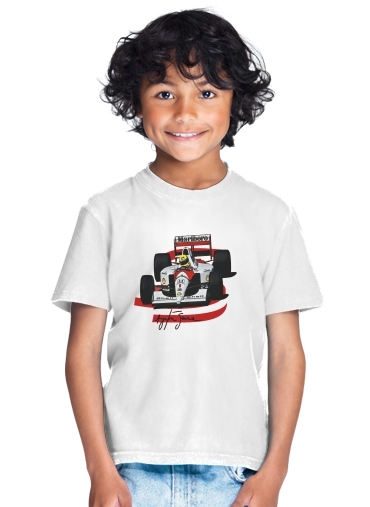  Ayrton Senna Formule 1 King para Camiseta de los niños
