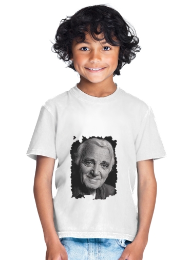  Aznavour Hommage Fan Tribute para Camiseta de los niños