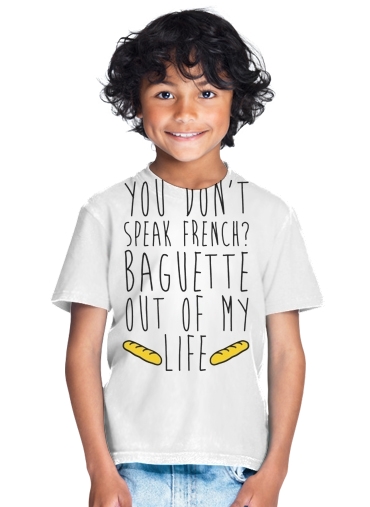  Baguette out of my life para Camiseta de los niños