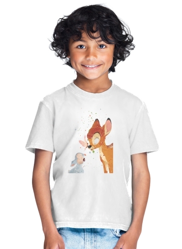 Bambi Art Print para Camiseta de los niños